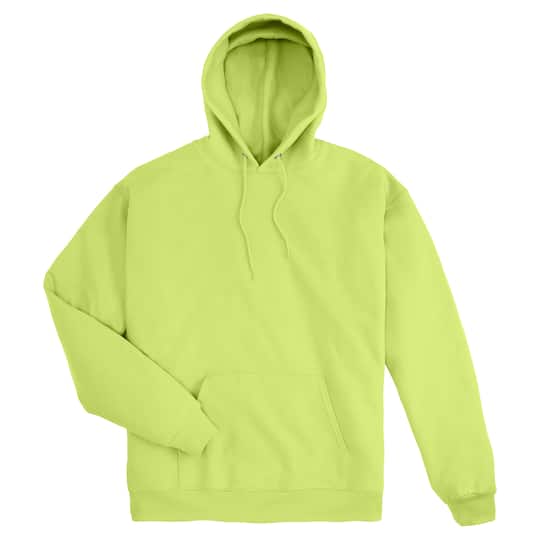 Hanes EcoSmart Pullover Men's Fleece Hoodie in Safety Green | Large | Michaels®
